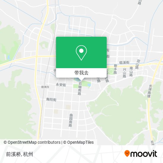 前溪桥地图