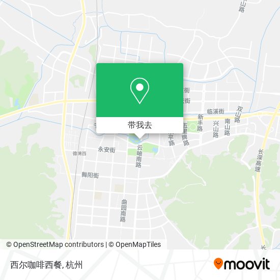 西尔咖啡西餐地图
