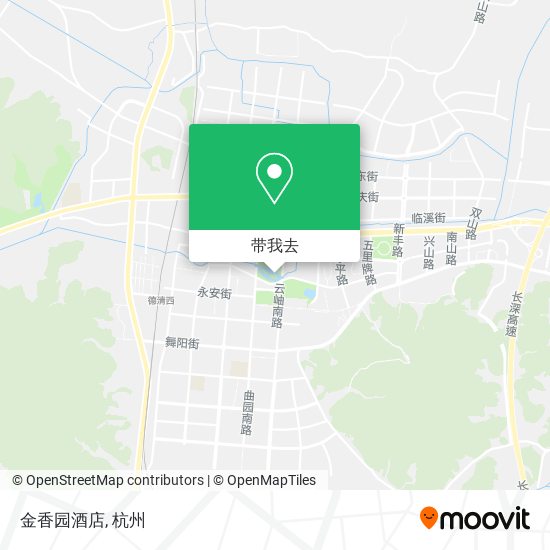 金香园酒店地图