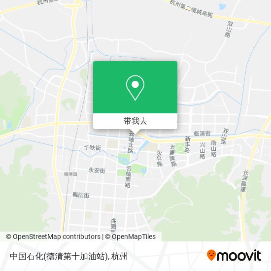 中国石化(德清第十加油站)地图