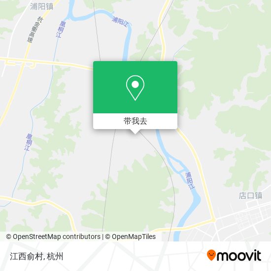 江西俞村地图