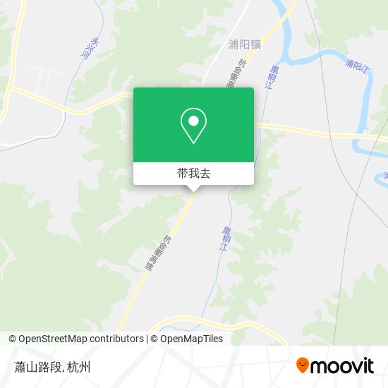 蕭山路段地图