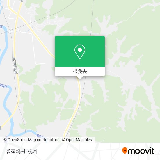 裘家坞村地图