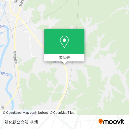 进化镇公交站地图