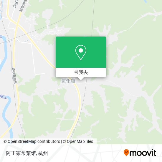 阿正家常菜馆地图