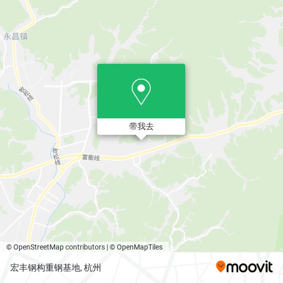 宏丰钢构重钢基地地图