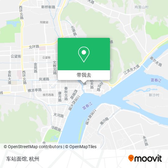 车站面馆地图
