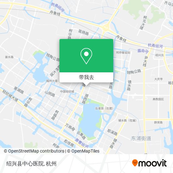 绍兴县中心医院地图
