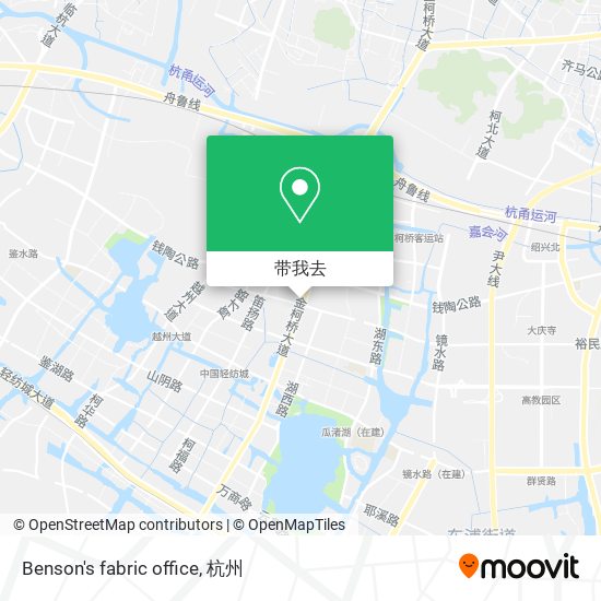 Benson's fabric office地图