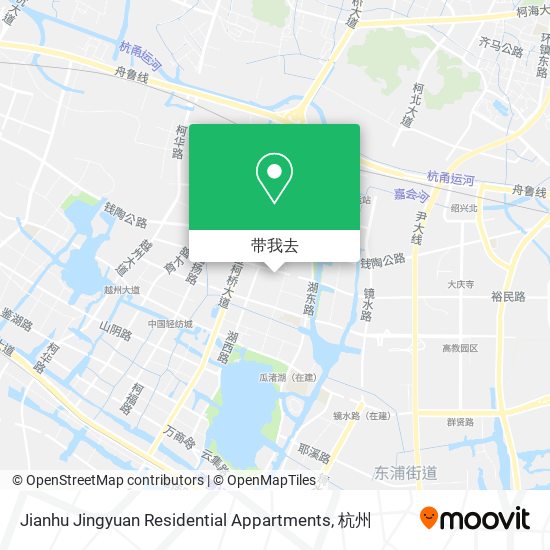 Jianhu Jingyuan Residential Appartments地图