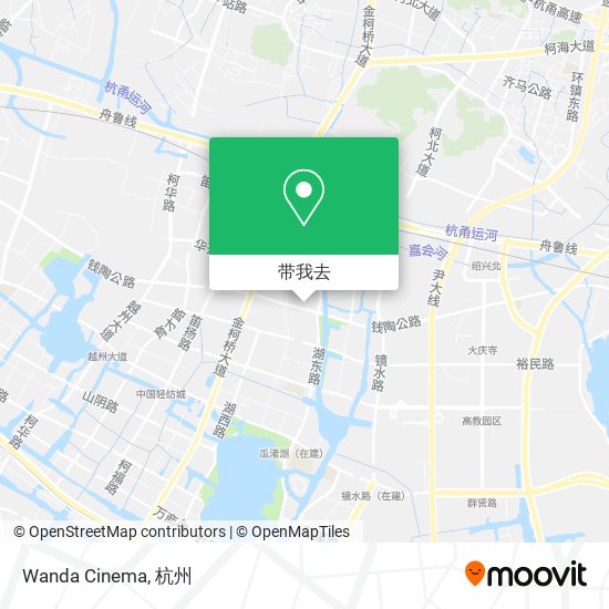 Wanda Cinema地图