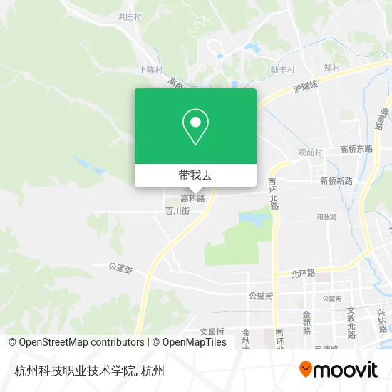 杭州科技职业技术学院地图