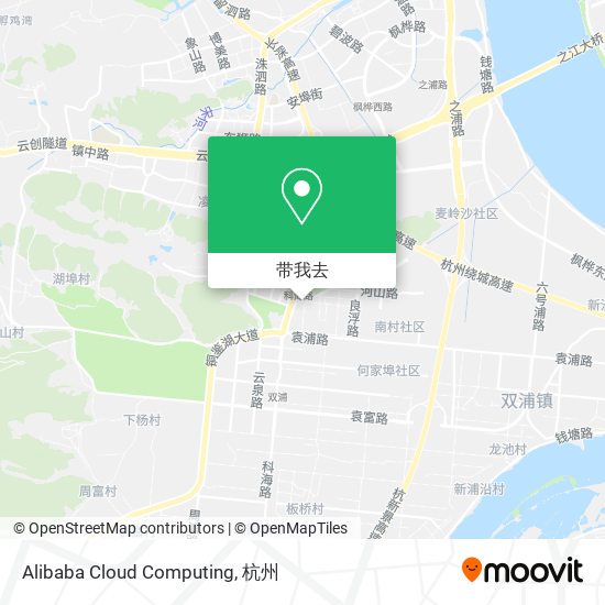 Alibaba Cloud Computing地图