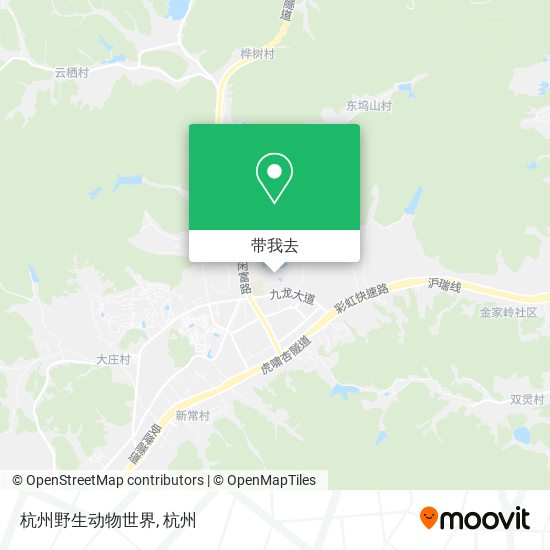 杭州野生动物世界地图