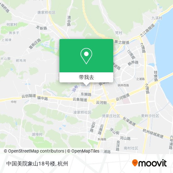 中国美院象山18号楼地图