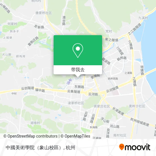 中國美術學院（象山校區）地图
