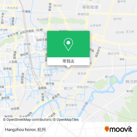 Hangzhou honor地图