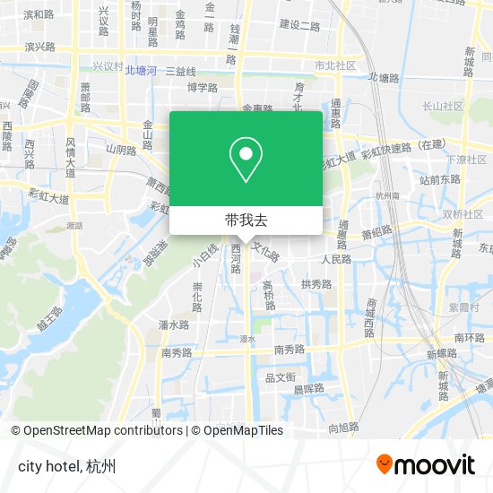 city hotel地图