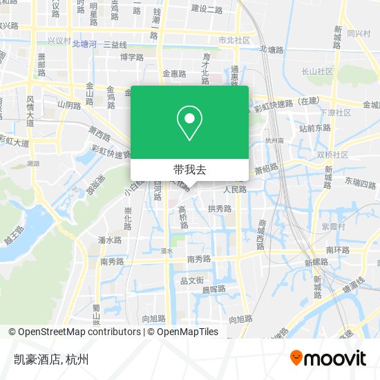 凯豪酒店地图