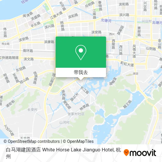 白马湖建国酒店 White Horse Lake Jianguo Hotel地图