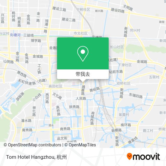 Tom Hotel Hangzhou地图