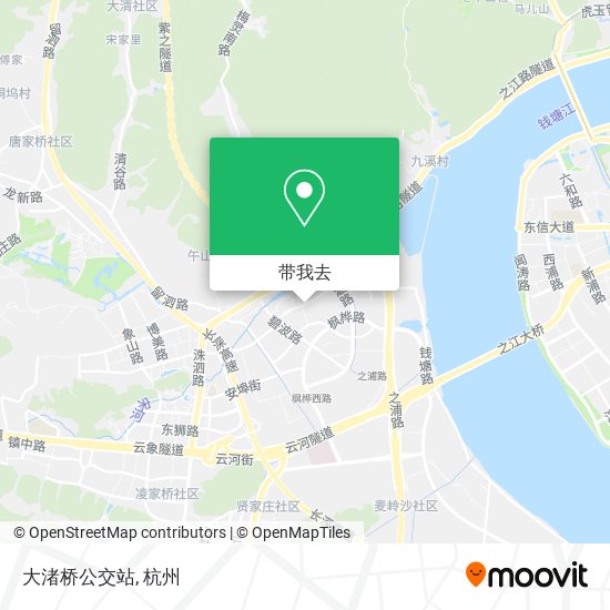 大渚桥公交站地图