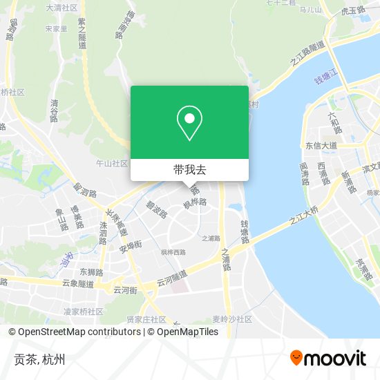 贡茶地图