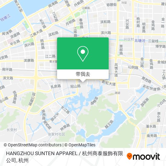 HANGZHOU SUNTEN APPAREL / 杭州商泰服飾有限公司地图