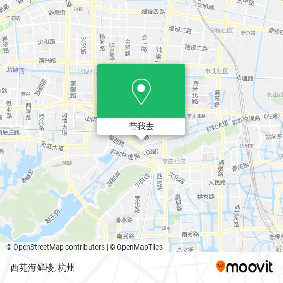 西苑海鲜楼地图