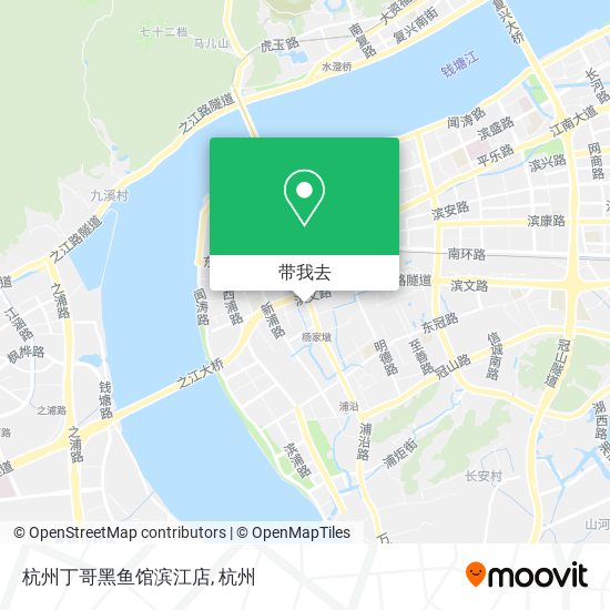 杭州丁哥黑鱼馆滨江店地图