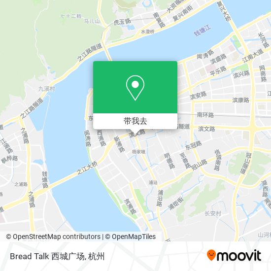 Bread Talk 西城广场地图