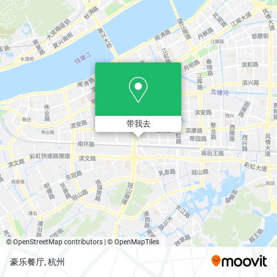 豪乐餐厅地图