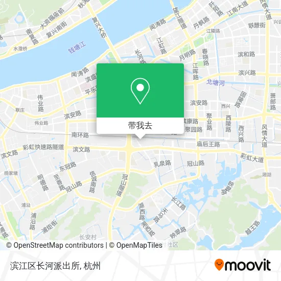 滨江区长河派出所地图