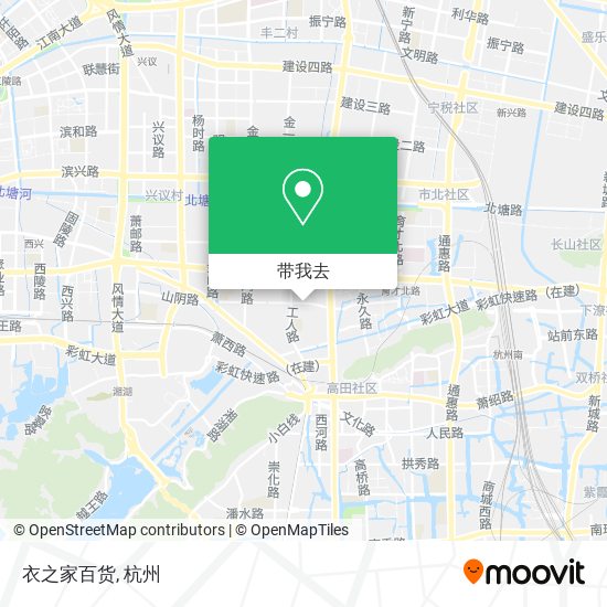 衣之家百货地图