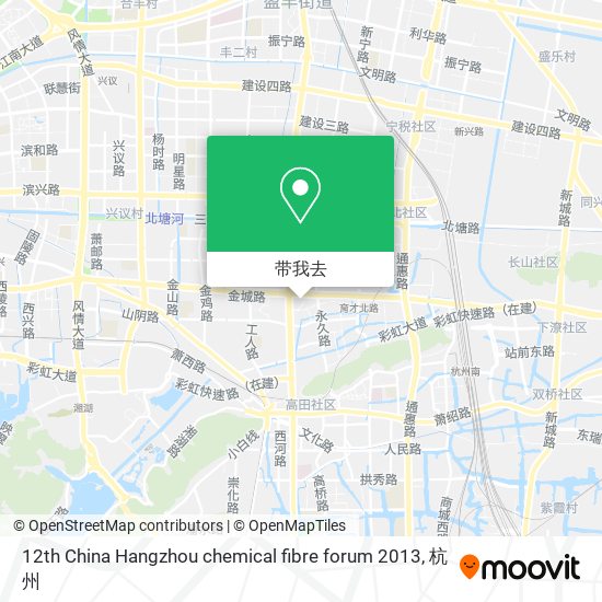 12th China Hangzhou chemical fibre forum 2013地图
