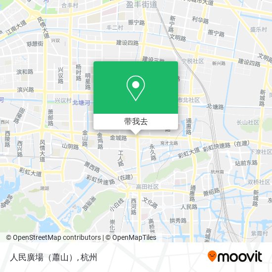 人民廣場（蕭山）地图