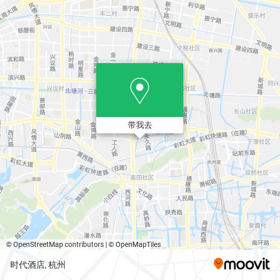 时代酒店地图