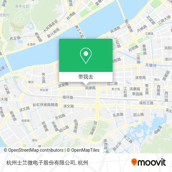 杭州士兰微电子股份有限公司地图
