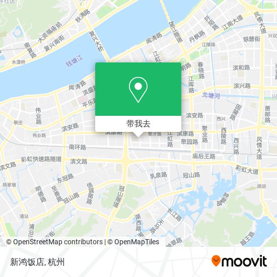新鸿饭店地图