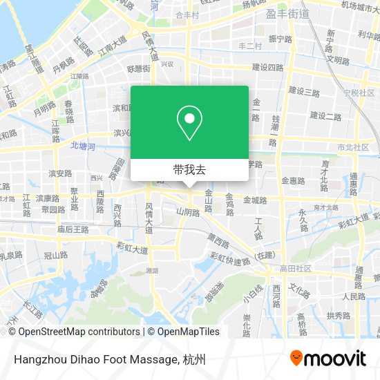 Hangzhou Dihao Foot Massage地图