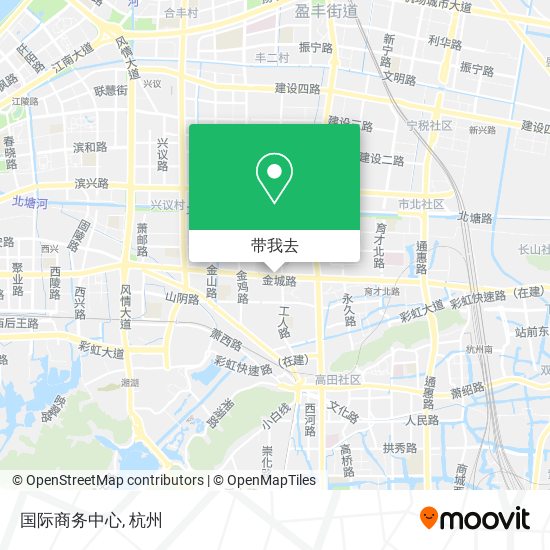 国际商务中心地图
