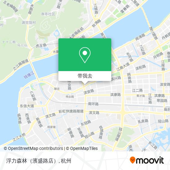 浮力森林（濱盛路店）地图