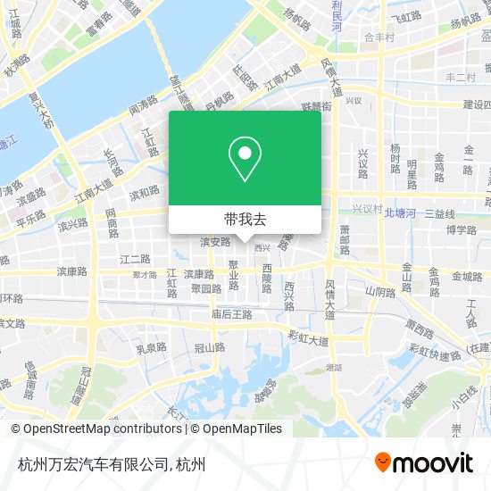 杭州万宏汽车有限公司地图