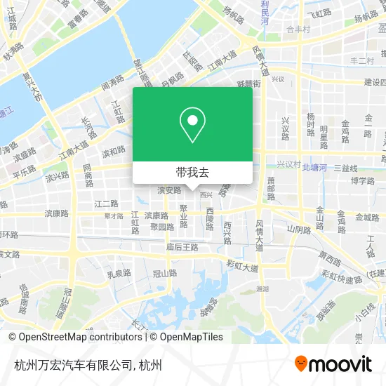 杭州万宏汽车有限公司地图