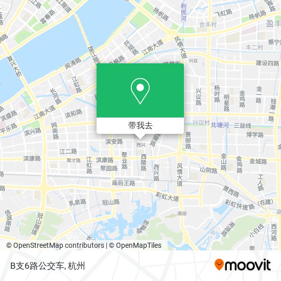 B支6路公交车地图
