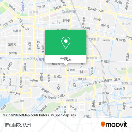 萧山国税地图