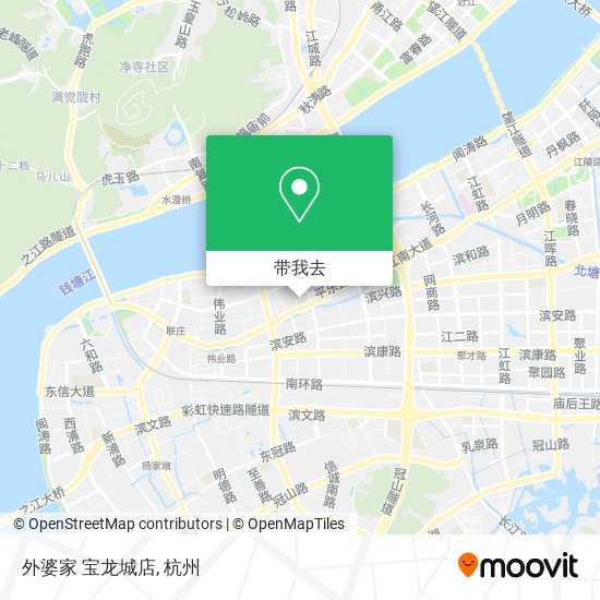 外婆家 宝龙城店地图