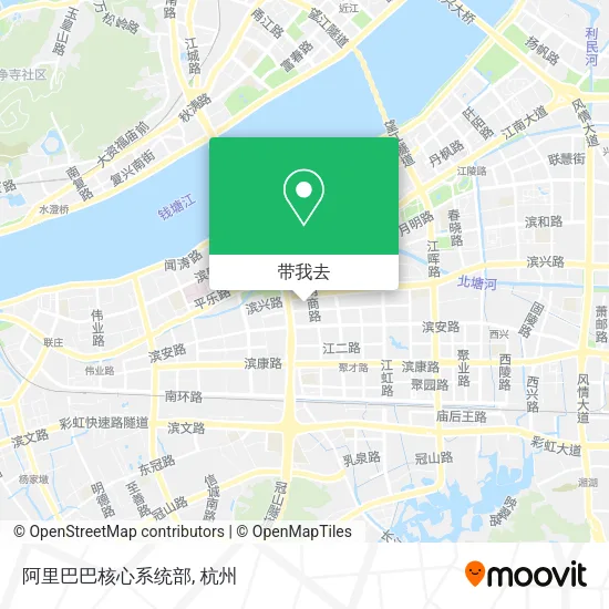 阿里巴巴核心系统部地图