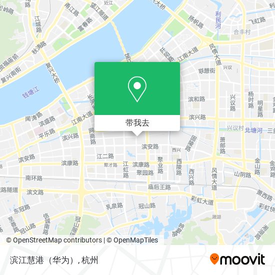 滨江慧港（华为）地图