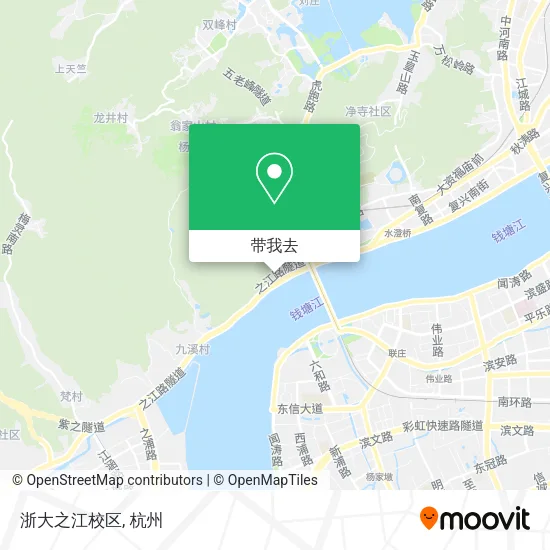 浙大之江校区地图